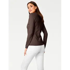 Heine V-Pullover Braun 38