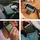 EMOS Powerbank 10 000 mAh WI 1031 mit Magnet, Passthrough und Wireless-Charging, USB-C-Port inkl. USB-Datenkabel, Grüngold, B0552AG - Grün