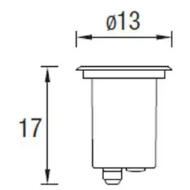 LEDS-C4 Bodeneinbaustrahler Rund Gea GU10 IP67 LEDS-C4 55-9280-CA-37 Silbern - Silber