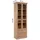 Homestyle4u Vitrine 80 x 200 x 45 cm Braun