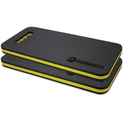 GORANDO® Premium Kniekissen für Garten Haus Werkstatt 44x22cm 2St.