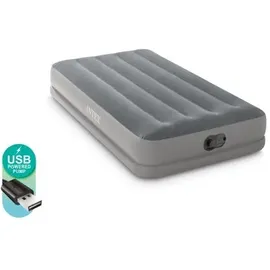 Intex Luftbett Dura-Beam Prestige Mid-Rise Twin grau 99 x 191 x 30 cm