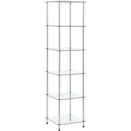 vidaXL Bücherregal 40 x 40 x 160 cm Transparent