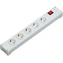 EHMANN Vario Combi 0105x0051 5fach Steckdosen-Modul mit Schalter