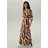 Aniston SELECTED Maxikleid Bunt 38