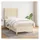 vidaXL Boxspringbett 90 x 200 cm Creme