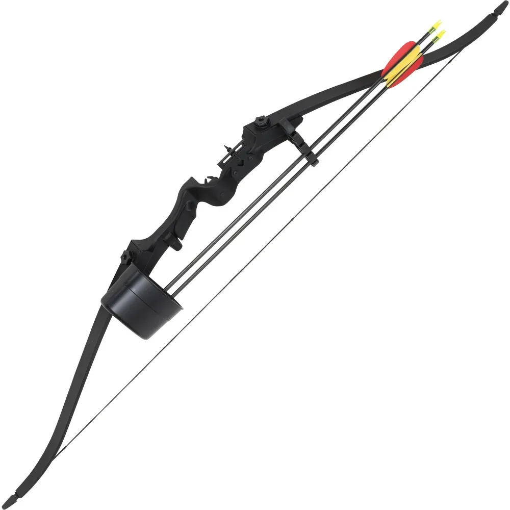 Recurve Bogen 18 Ibs aus Fiberglas mit 2 Pfeilen