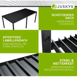 Juskys Lamellendach Tahiti 3 x 5,9 m