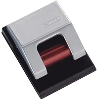 Maul S Rollenclips silber