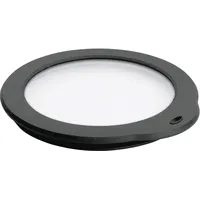 Weis 11116 Frischhaltedeckel, Glas-Silikon, Schwarz (Transparent)