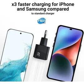 Green Cell CHARGC06, 33 W, 1x USB-C, schwarz