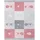 Kracht Küchen Textilien Schäfchen Halbleinen Küchentuch Jacquard 50x70 cm rot 3er Pack