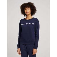 TOM TAILOR Langarmshirt Loungewear Sweatshirt blau 40