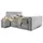 Stella Trading Boxspringbett 180 x 200 cm H2/Silber