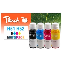 Peach Tinte HP CISS GT51/52 Multi-Pack C/M/Y/BK M, BK, C, Y), Druckerpatrone