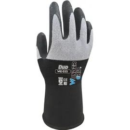 Wonder Grip WG-555 Duo schwarz,grau L/9, (2er Blister)