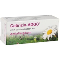 Zentiva Pharma GmbH Cetirizin ADGC Filmtabletten 50 St.
