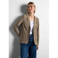 STREET ONE Damen A211912 Blazer Basic, Rich Mocha Mel, 44 - 44