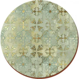 Creative Tops Tischsets, 4er-Set, runde Tischsets mit Korkrücken, luxuriöse Lackierung, Gold Impressions Design Kollektion, 4 Tischsets, 29cm Durchmesser, 1 Set