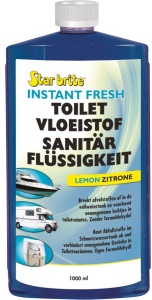 Star brite Sanitärflüssigkeit, Hält den Boden des Schmutzwassertanks sauber, mit frischem Zitrusduft, 1000 ml - Flasche