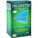 NICORETTE Freshmint 4 mg Kaugummi 105 St.