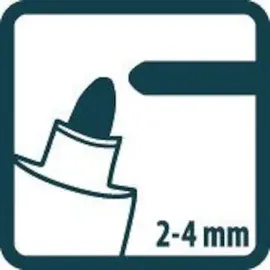PICA-MARKER Pica Lack-/Industriemarker 2-4mm Rundspitze, blau