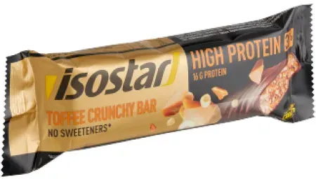 Isostar High Protein Knuspriger Toffee-Riegel 55g