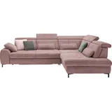 Set One by Musterring Eckcouch Polyester 3-Sitzer Braun
