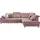 Set One by Musterring Eckcouch Polyester 3-Sitzer Braun