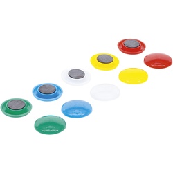 BGS DIY 85810 Satz Magnete rund Ø 30mm 10 teilig