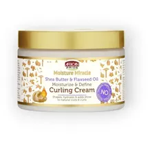 African Pride Moisture Miracle Shea Butter & Flaxseed Oil Moisturize & Define Curling Cream 340 g