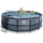 EXIT TOYS Stone Pool Set 427 x 122 cm inkl. Sandfilter grau
