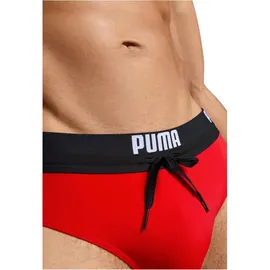 Puma Badehose PUMA SWIM MEN LOGO SWIM BRIEF Rot M