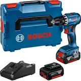 Bosch Professional GSR 18V-45 inkl. 2 x 3,0 Ah + L-Boxx