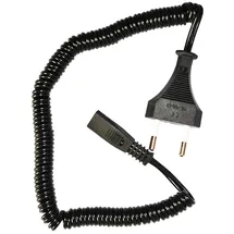 EDM - Braun-PHILIPS Rasierer-Ersatzkabel, 1,8 m, gelockt