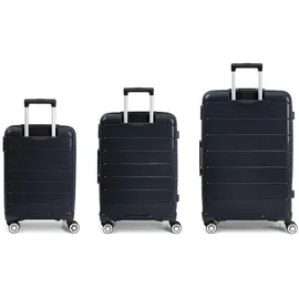 GABOL Midori Koffer-Set 3-tlg. blau/schwarz