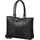 Burkely Cool Colbie Workbag 13.3" Schwarze Leder Damen Laptoptasche - M