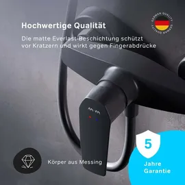 AM.PM Gem Einhand-Brausebatterie mattschwarz FGA20022