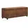 vidaXL Bank mit Staufach 116 cm Braun Wildleder-Optik