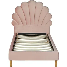 vente-unique Muschelbett 90 x 190 cm - - rosa - Moana