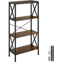 Tectake tectake® Regal, Barry 61,5x31,5x133,5cm