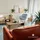 Atmosphera Nachttisch Colva 40 x 40 x 53 cm Beige