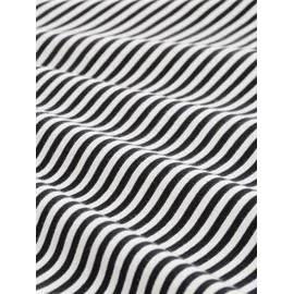 Tom Tailor Structured 3/4-arm T-Shirt Offwhite Navy Regular Stripe M