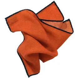 Mey & Edlich Herren Taschentuch Orange einfarbig - 01