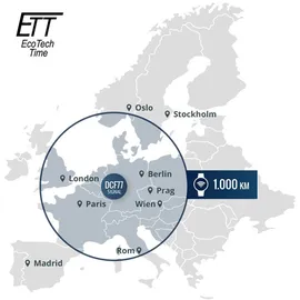 ETT EGT-11574-31L Herrenuhr Solar Titan Funkuhr 43mm 10ATM