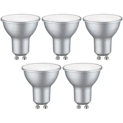 Paulmann Standard 230V LED Reflektor Reflektor GU10 460lm 4,9W 4000K  Weißaluminium 29236
