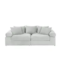 smart Big Sofa  Lionore , grau , Maße (cm): B: 242 H: 86 T: 121