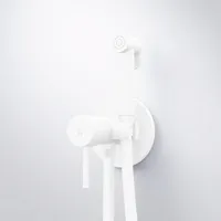 Steinberg Serie 100 Einhebelmischer mit Bidetbrause, 1001350W, Farbe: matt white
