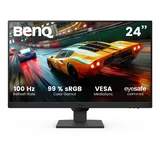 BenQ GW2490E 24 Zoll Gaming Monitor, 100Hz, 1920x1080p, IPS, Eye-Care, integrierte Lautsprecher, Wandhalterung, Thin Bezel, Smarte Helligkeitsanpassung, HDMI, DisplayPort