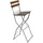Mojawo Gartenstuhl 43 x 48 x 108 cm braun klappbar